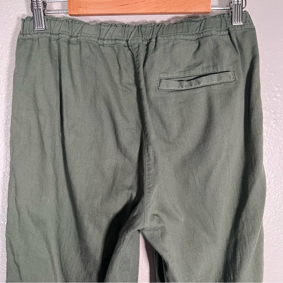Eileen Fisher Tapered Organic Cotton Crop Pants Size XS Color Olive - Picture 10 of 13